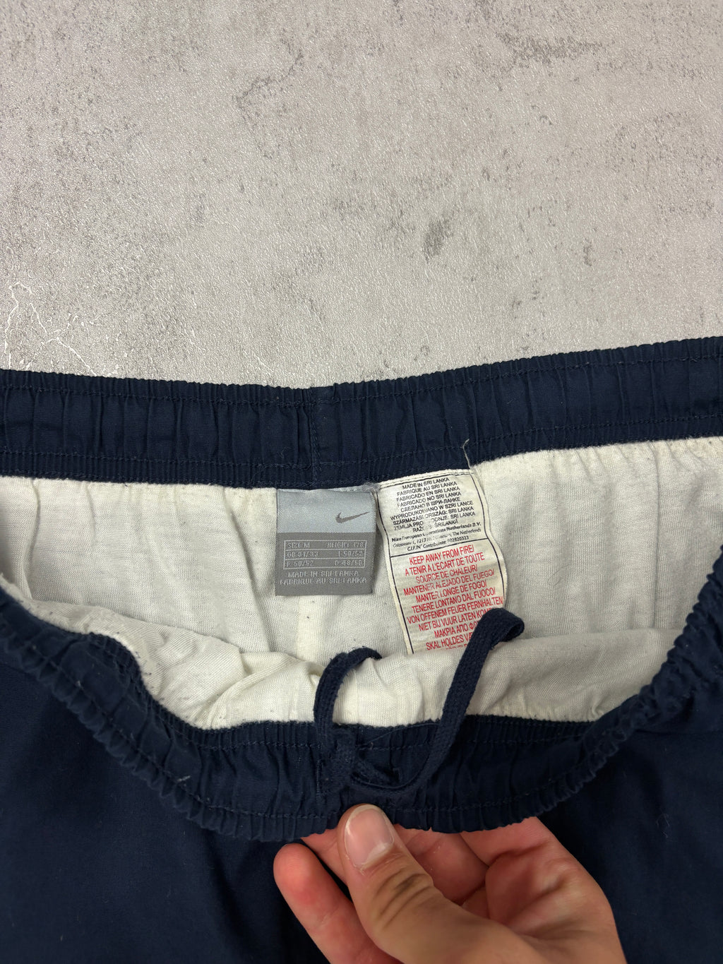Pantalón Nike Vintage Azul Marino M