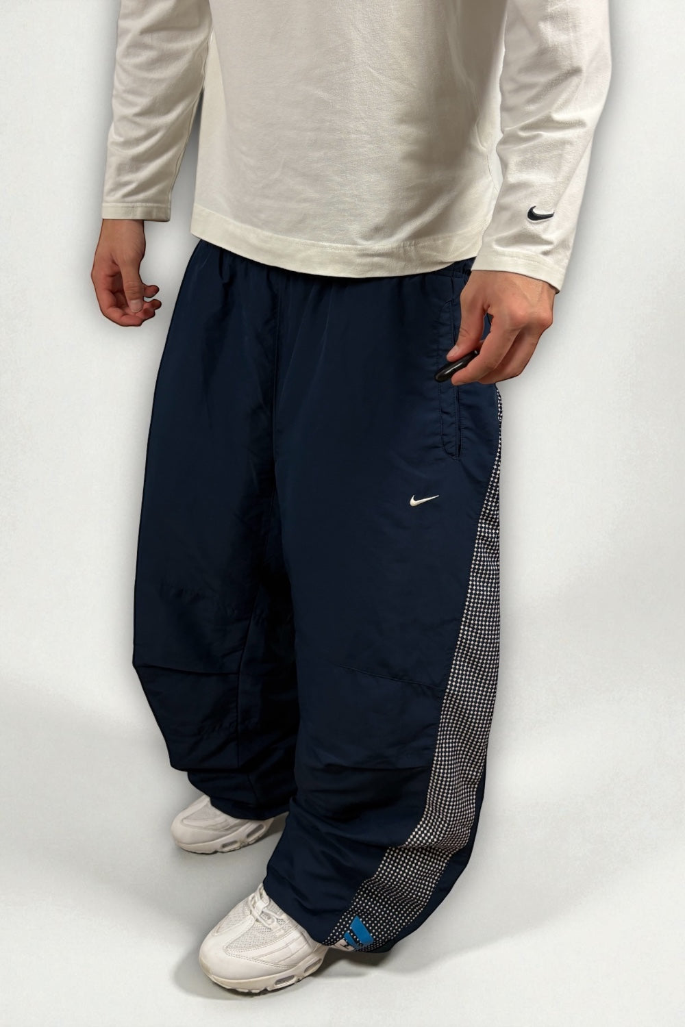 Pantalón Nike Vintage Azul Marino | Talla XL