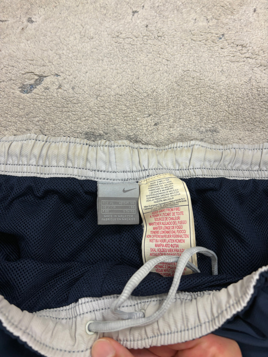 Pantalón Nike Vintage Azul Marino | Talla XL