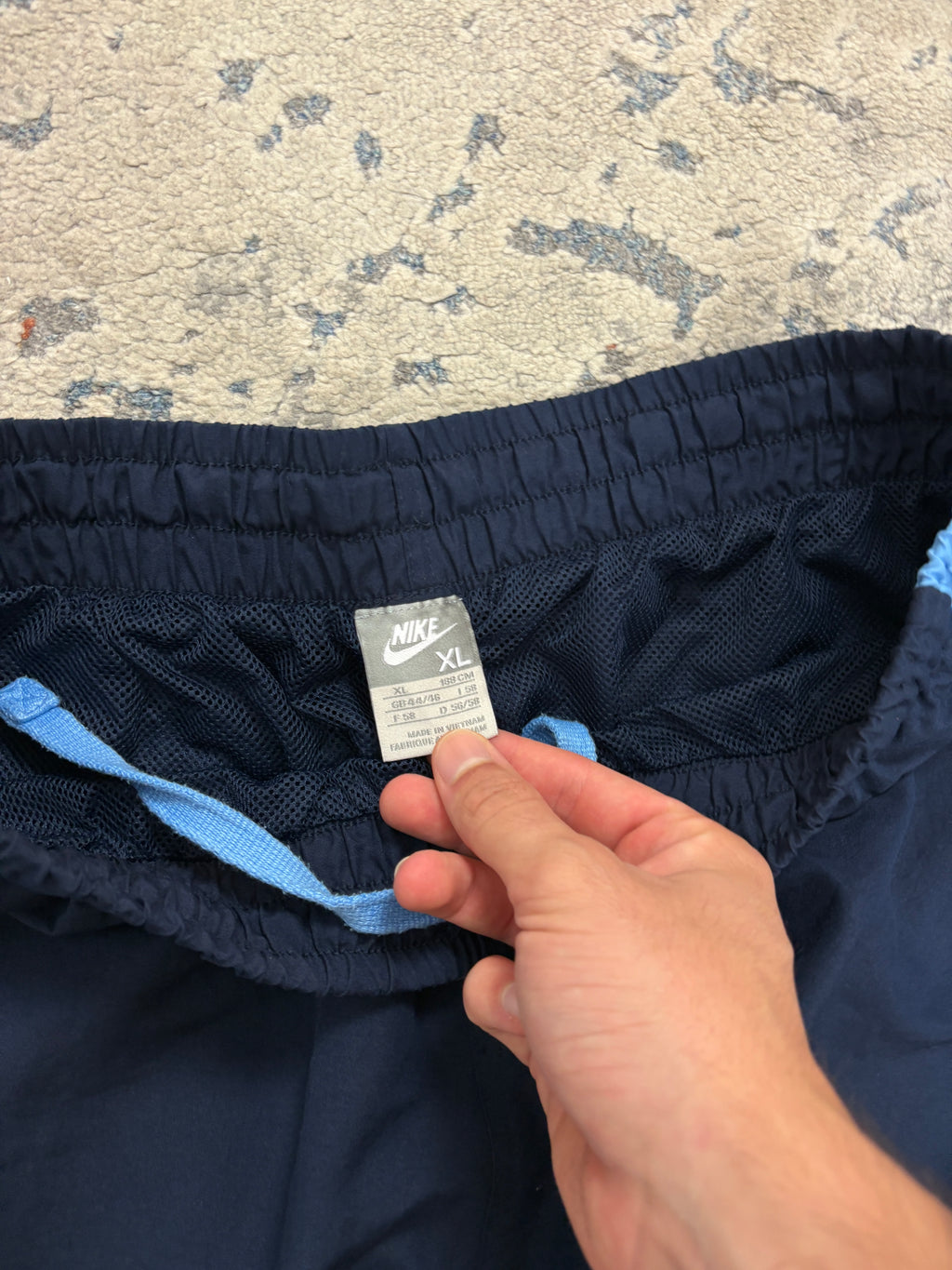 Pantalón Nike Vintage Azul Marino | Talla XL