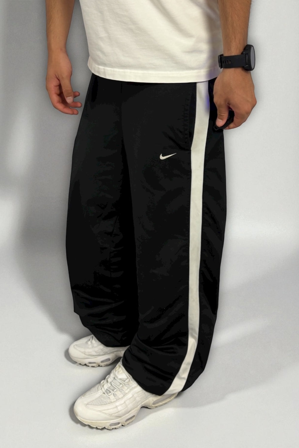 Pantalon vintage Nike negro XL