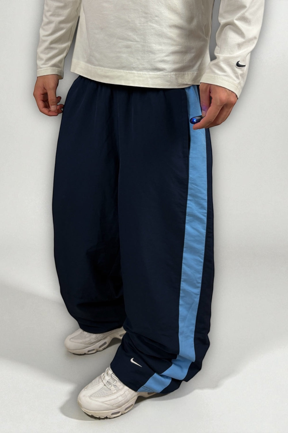 Pantalón Nike Vintage Azul Marino | Talla XL