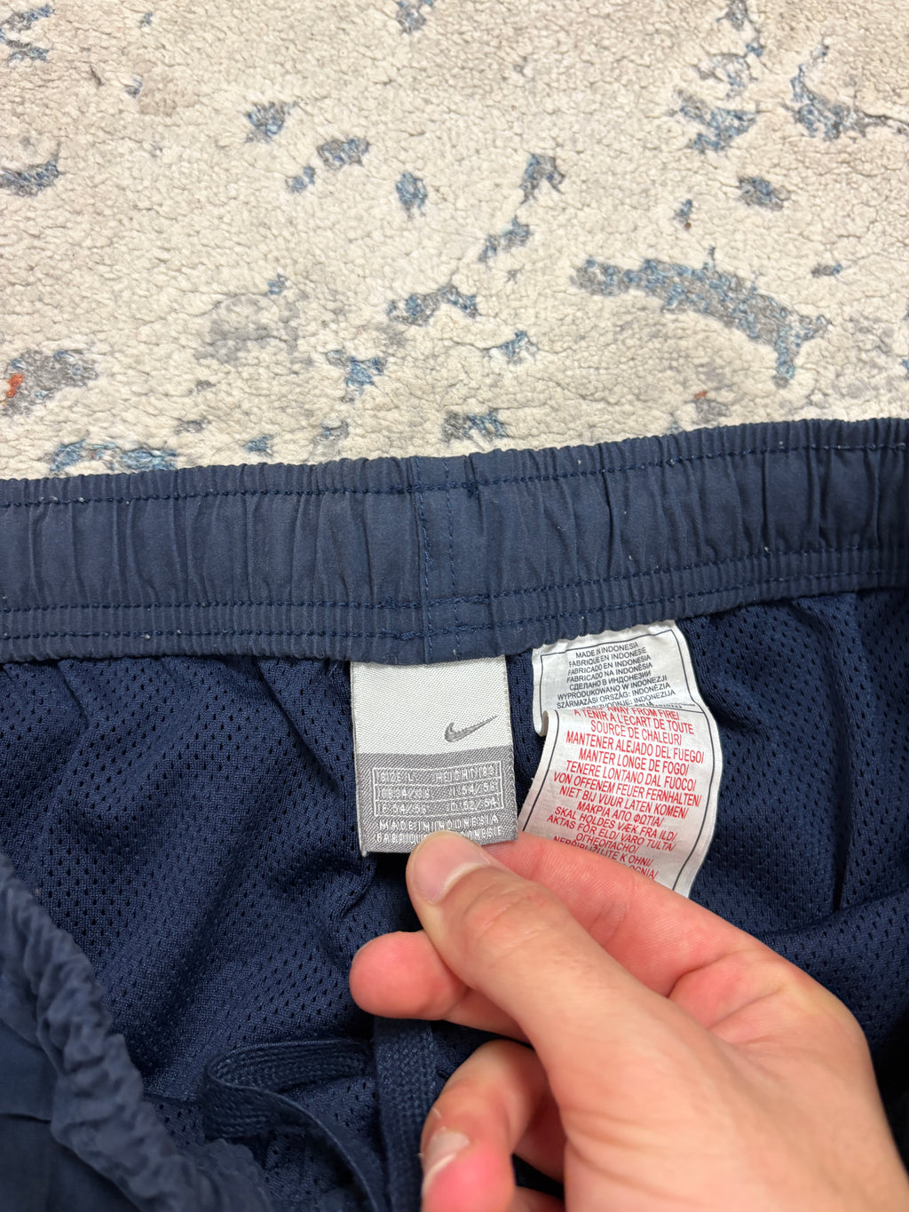 Pantalón Nike Vintage Azul Marino | Talla L