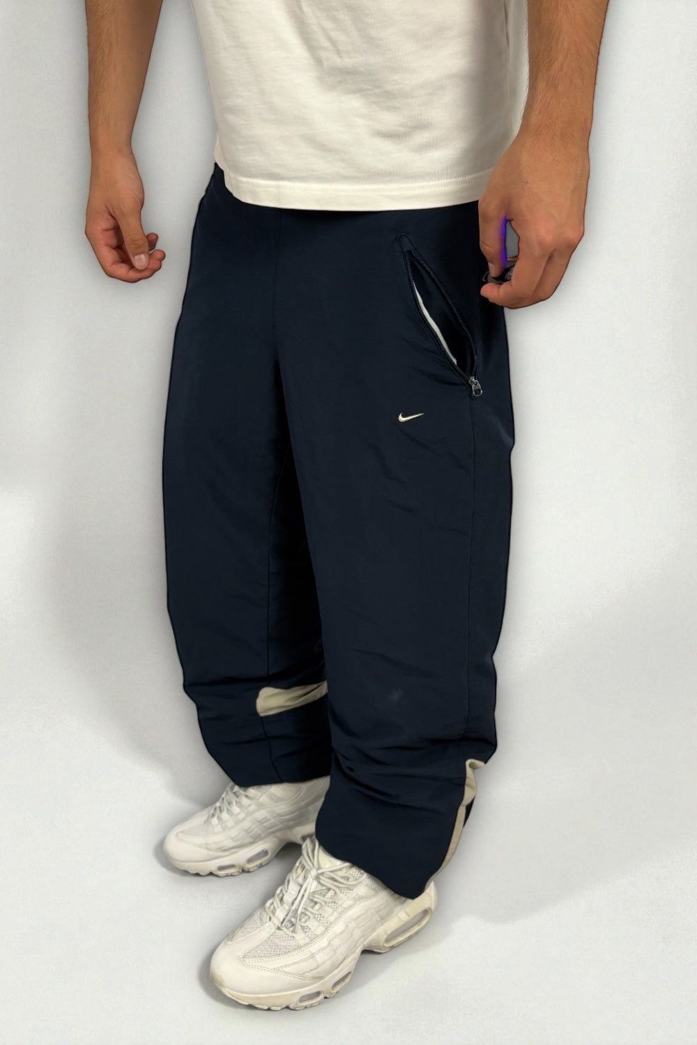 Pantalon deportivo Nike vintage azul marino