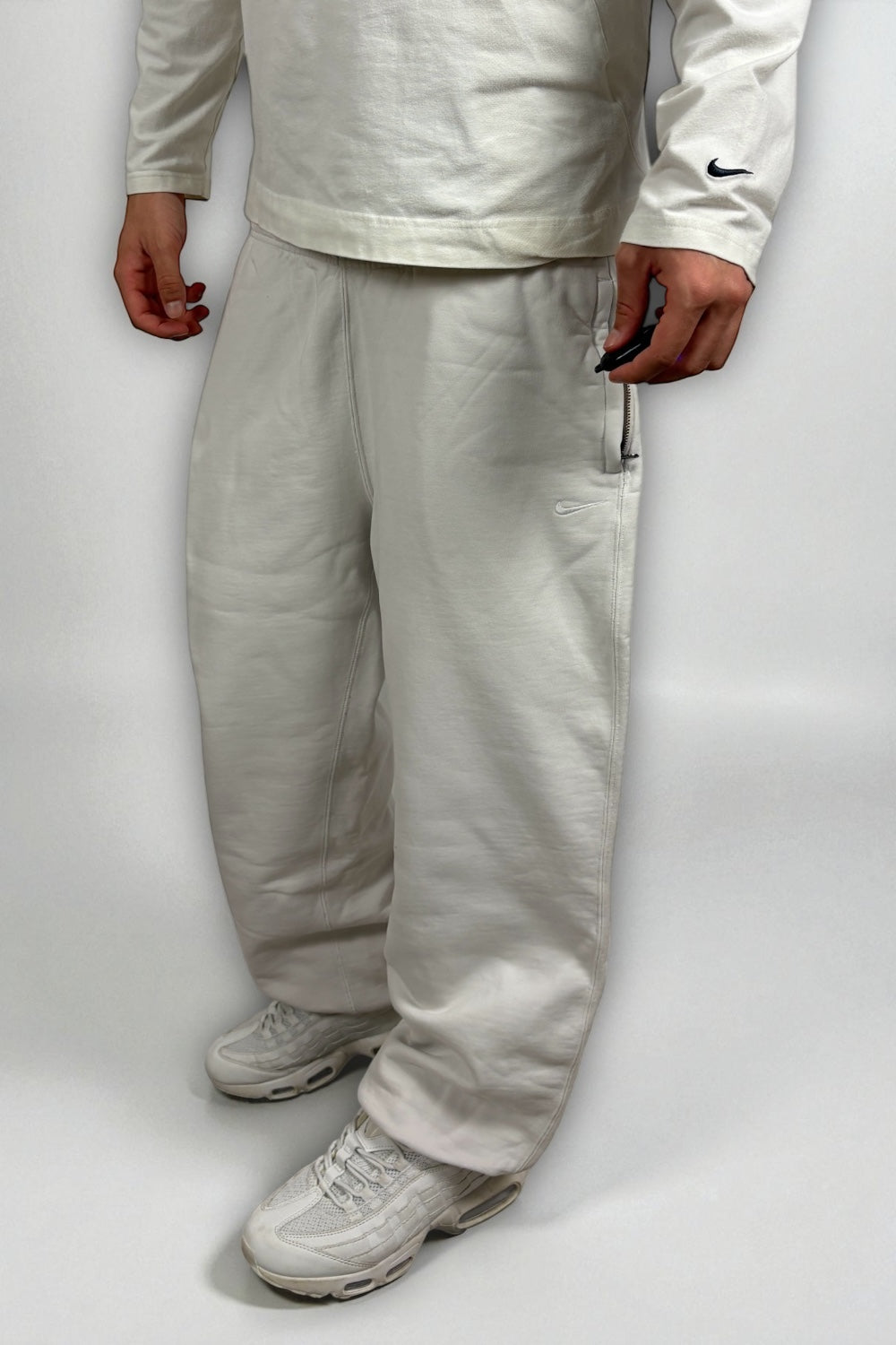 Pantalón Nike Vintage Blanco | Talla M