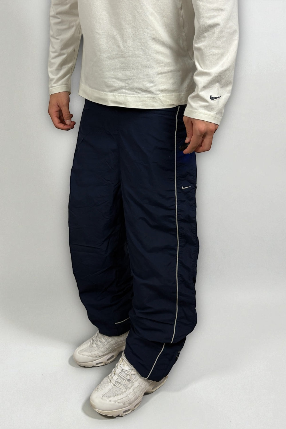 Pantalón Nike Vintage Azul Marino | Talla S